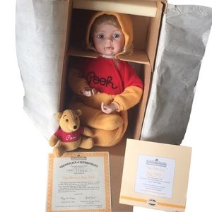 Ashton-Drake  “You Need A Hug Pooh” Porcelain Doll
